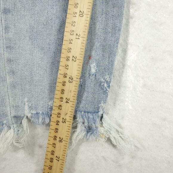 Judy Blue Light Blue Distressed Boyfriend Jeans - Picture 6 of 14